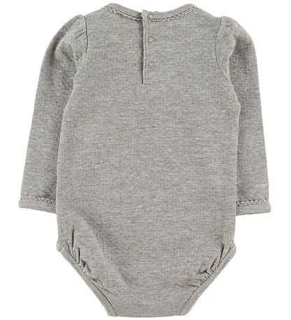 Mini A Ture X-Mas Body l/æ - Maxie - Light Grey Melange