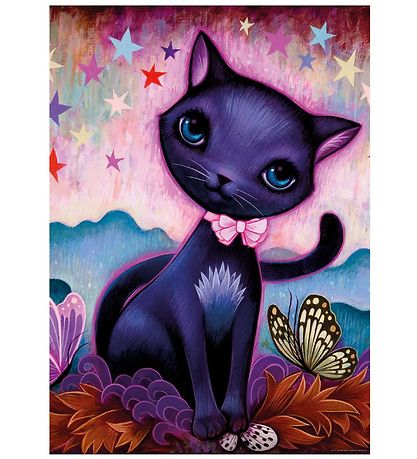 Heye Puzzle Puslespil - Black Kitty - 1000 Brikker Heye Puzzle Puslespil - Black Kitty - 1000 Brikker
