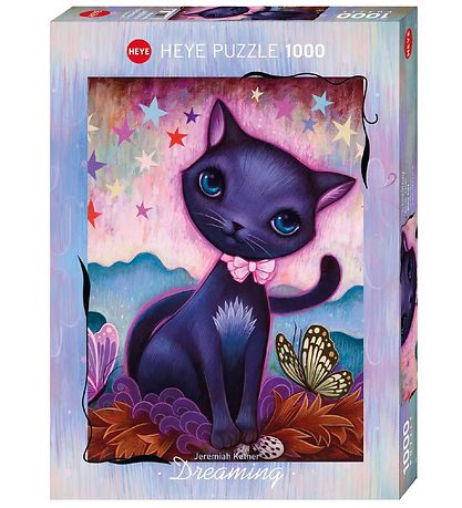 Heye Puzzle Puslespil - Black Kitty - 1000 Brikker Heye Puzzle Puslespil - Black Kitty - 1000 Brikker