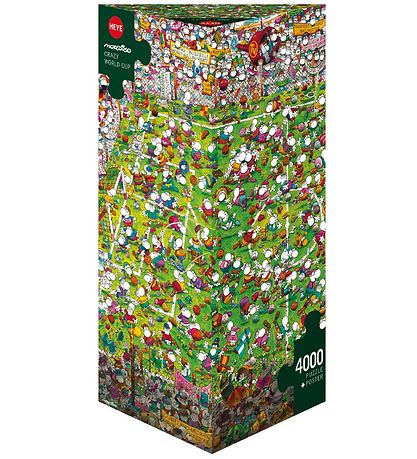 Heye Puzzle Puslespil - Crazy World Cup - 4000 Brikker Heye Puzzle Puslespil - Crazy World Cup - 4000 Brikker