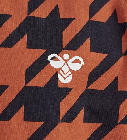 Hummel T-shirt - HMLChick - Navy/Orange m. Tern Hummel T-shirt - HMLChick - Navy/Orange m. Tern