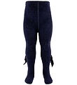 Condor Strømpebukser m. Veloursløjfe - Navy Condor Strømpebukser m. Veloursløjfe - Navy