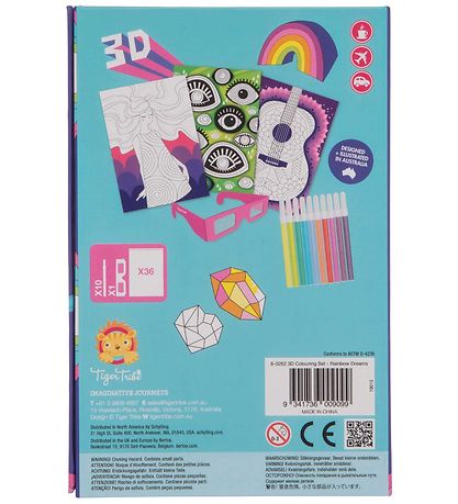Tiger Tribe Farvesæt - 3D - Rainbow Dreams Tiger Tribe Farvesæt - 3D - Rainbow Dreams