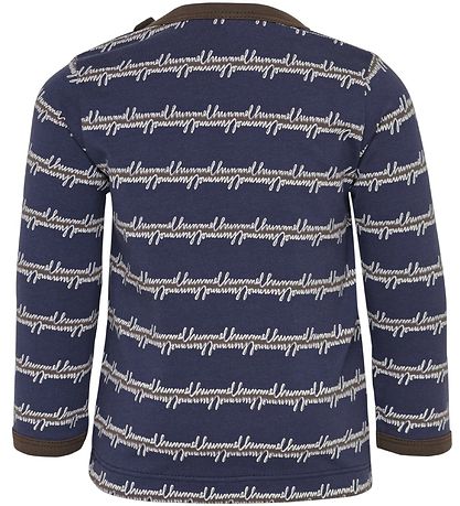 Hummel Bluse - HMLKerem - Navy/Brun Hummel Bluse - HMLKerem - Navy/Brun