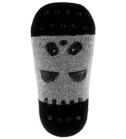 Liewood Strømper - Antiskrid - 2-pak - Nellie - Panda Grey Melan