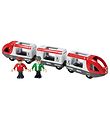 BRIO Passagertog - 5 dele - Rød/Hvid 33505 BRIO Passagertog - 5 dele - Rød/Hvid 33505