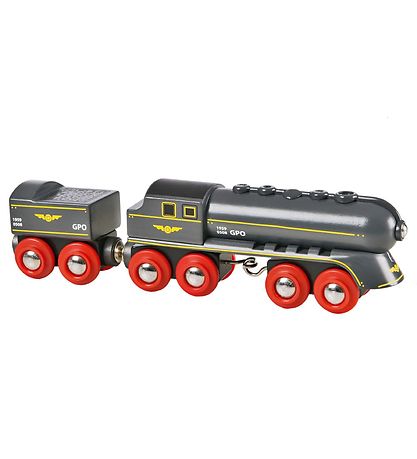 BRIO Højhastighedstog - 18,9 cm - Bullet Train - Koksgrå 33697