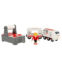BRIO Fjernstyret Passagertog - 28,8 cm - Hvid 33510 BRIO Fjernstyret Passagertog - 28,8 cm - Hvid 33510