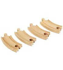 BRIO World Buede Skinner - 4 dele - Kort - Træ 33337 BRIO World Buede Skinner - 4 dele - Kort - Træ 33337