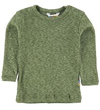 Joha Bluse - Grønmeleret Joha Bluse - Grønmeleret