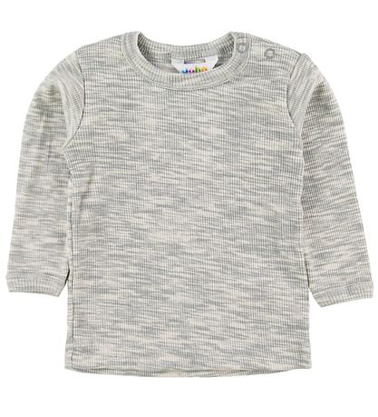 Joha Long Sleeve Top - Grey Melange  Joha Long Sleeve Top - Grey Melange