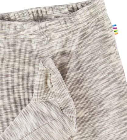 Joha Leggings m. Fødder - Gråmeleret Joha Leggings m. Fødder - Gråmeleret