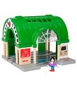 BRIO World Train station - Green/Grey/Wood 33649 BRIO World Train station - Green/Grey/Wood 33649