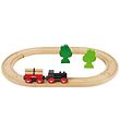 BRIO Classic Railway Set w. Forest - Red/Black 33042 BRIO Classic Railway Set w. Forest - Red/Black 33042