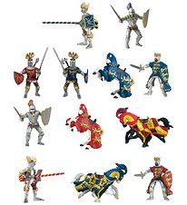 Papo Mini Riddersæt - 4 cm - 12 dele