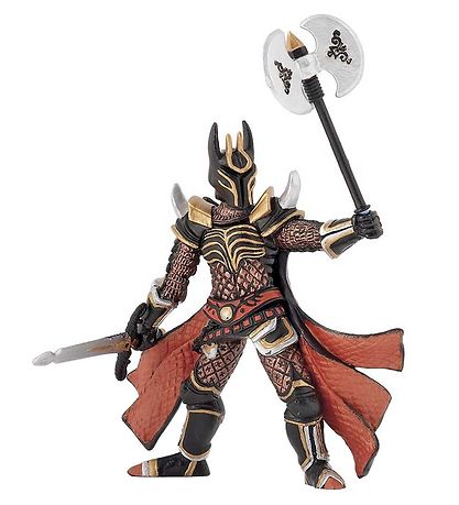 Papo Ridder m. Trippel-Økse - H: 9 cm Papo Ridder m. Trippel-Økse - H: 9 cm