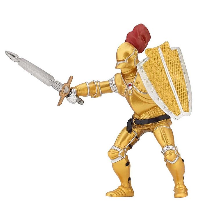 Papo Guld Ridder - H: 9 cm