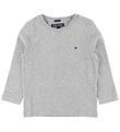Tommy Hilfiger Bluse - Basic - Grey Heather Tommy Hilfiger Bluse - Basic - Grey Heather