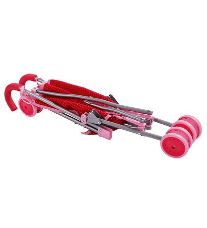 HABA Poppenwagen - Rood/Roze