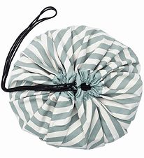 Play&Go Legetøjstæppe - Ø140 cm - Stripes Green