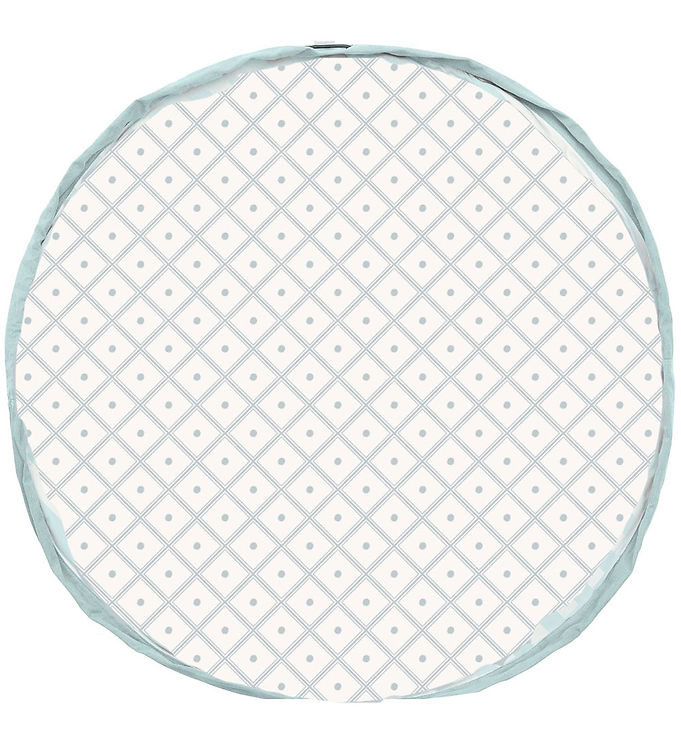 Play&Go Legetøjstæppe - Ø140 cm - Geo Green