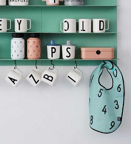 Design Letters Termoflaske m. Sugerør - 330 ml - Blå