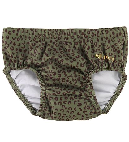 Soft Gallery Blebadebukser - UV50+ - Miki - Leospot - Oil Green