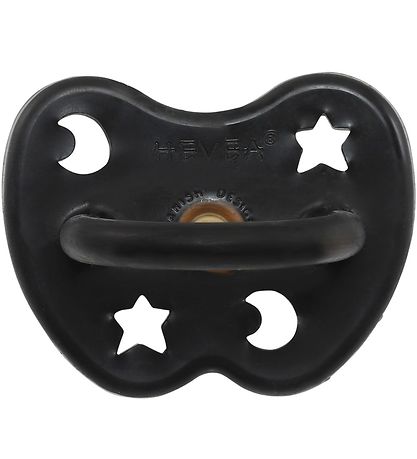 Tétine Hevea - 3-36 Mois - Caoutchouc Naturel - Black av. Étoile Tétine Hevea - 3-36 Mois - Caoutchouc Naturel - Black av. Étoile