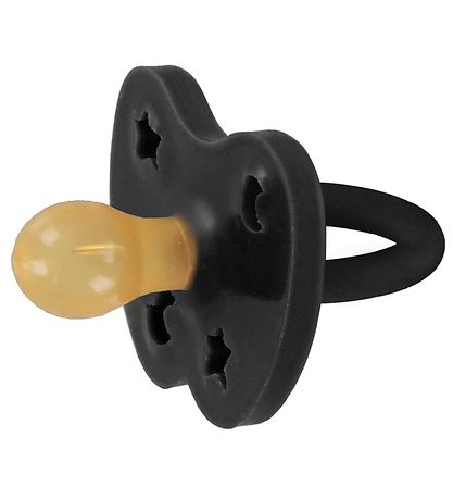 Tétine Hevea - 3-36 Mois - Caoutchouc Naturel - Black av. Étoile Tétine Hevea - 3-36 Mois - Caoutchouc Naturel - Black av. Étoile
