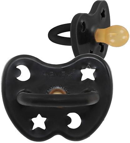 Tétine Hevea - 3-36 Mois - Caoutchouc Naturel - Black av. Étoile Tétine Hevea - 3-36 Mois - Caoutchouc Naturel - Black av. Étoile