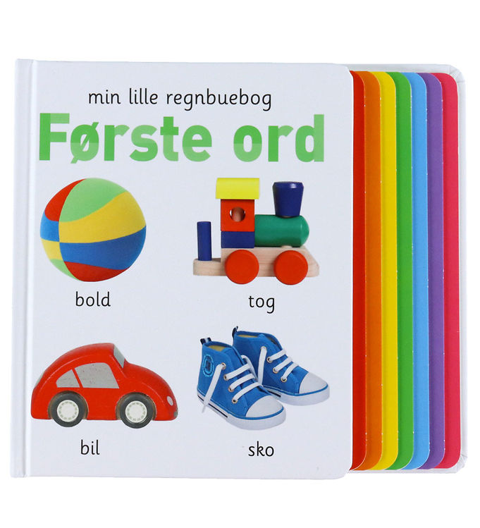 Alvilda Bog - Min Lille Regnbuebog - Første Ord - Dansk
