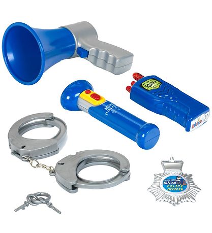 Klein Politisæt i Kuffert - 6 stk - Blå Klein Politisæt i Kuffert - 6 stk - Blå