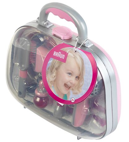 Kit de Coiffure Braun - Jouets - Rose Kl9622 Kit de Coiffure Braun - Jouets - Rose Kl9622