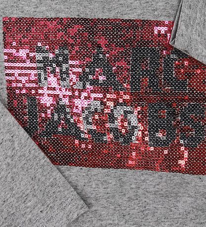 Little Marc Jacobs Blouse - Grey Melange w. Sequins Little Marc Jacobs Blouse - Grey Melange w. Sequins
