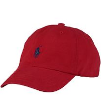 Polo Ralph Lauren Kasket - Rød m. Logo Polo Ralph Lauren Kasket - Rød m. Logo