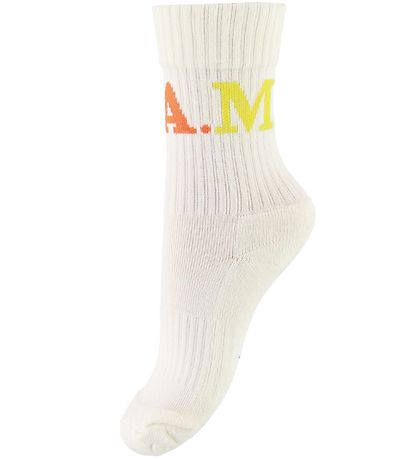 Molo Socks - 2-pack - Norman - Grey Melange/Ivory Molo Socks - 2-pack - Norman - Grey Melange/Ivory