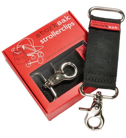 Storksak Kinderwagenhaken für Wickeltasche - Schwarz Storksak Kinderwagenhaken für Wickeltasche - Schwarz