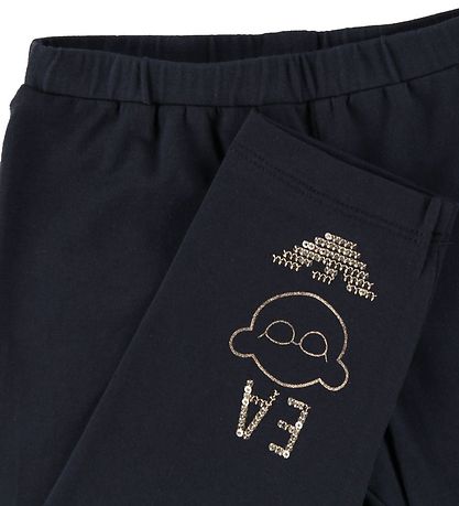 Leggings Emporio Armani - Marine av. Ours en peluche doré Leggings Emporio Armani - Marine av. Ours en peluche doré