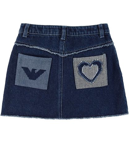 Jupe Emporio Armani - Foncé Denim