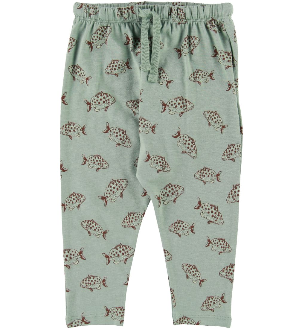 Soft Gallery Hosen - Hailey - Fish - Jadeit - Soft Gallery - 68 - Hosen - Baumwolle