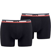 Levis Boxershorts - 2-pak - Boxer Brief - Sort Levis Boxershorts - 2-pak - Boxer Brief - Sort