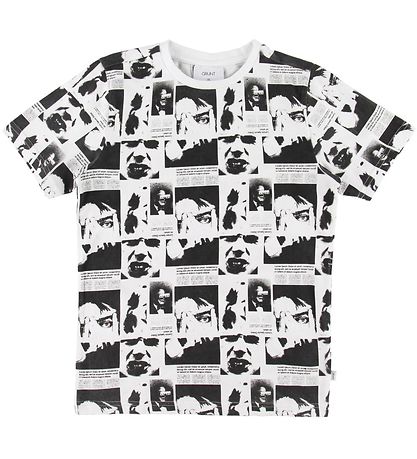 T-Shirt Grunt - Lucifer - Blanc/Noir T-Shirt Grunt - Lucifer - Blanc/Noir