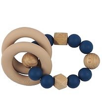 Tiny Tot Rattle Teether - Sapphire Blue Tiny Tot Rattle Teether - Sapphire Blue