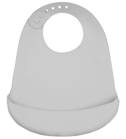Tiny Tot Bib - Silicone - Dusty Greyblue Tiny Tot Bib - Silicone - Dusty Greyblue