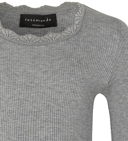 Rosemunde Bluse - Gråmeleret Rosemunde Bluse - Gråmeleret