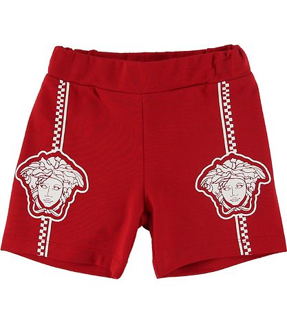 Versace Sweatshorts - Rød m. Medusa Versace Sweatshorts - Rød m. Medusa