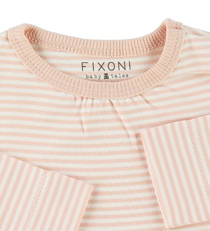 Fixoni Bluse - Kiss - Peach Whip m. Striber