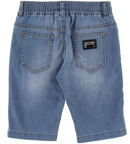 Dolce & Gabbana Shorts - Summer Smile - Blå Denim Dolce & Gabbana Shorts - Summer Smile - Blå Denim