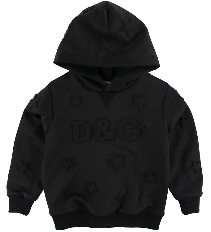 Dolce & Gabbana Hættetrøje - Sort m. Logo