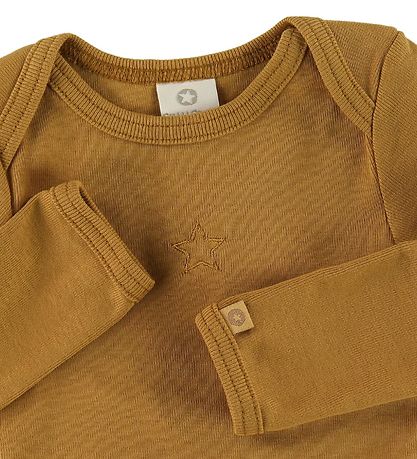 Smallstuff Bodysuit l/s - Hazel w. Star Smallstuff Bodysuit l/s - Hazel w. Star